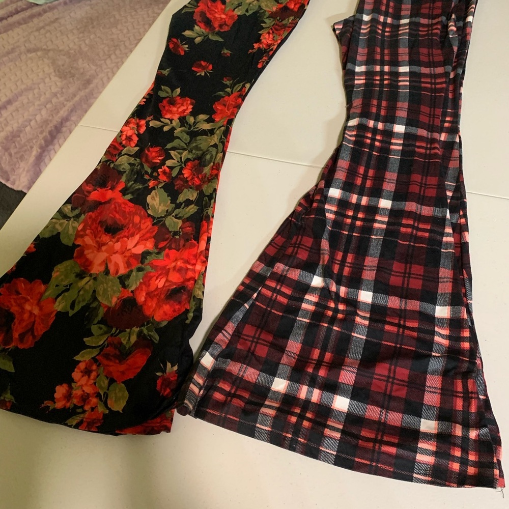 Bell bottom leggings